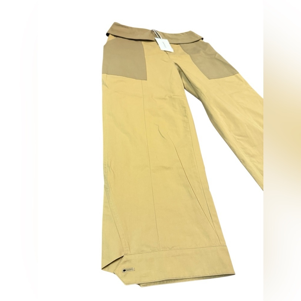 NWT FRAME Foldover Trouser Size 4 in Color Light/… - image 4